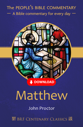 The People's Bible Commentary: A Bible commentary for every day - Matthew