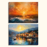 Everyday cards - Sunset Scenes (Pack of 6 cards, 3 of each design)