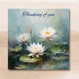 Everyday Card - Thinking of You Lilies (Pack of 6, 3 of each design)