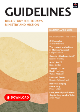 Guidelines: Bible study for today's ministry and mission January - April 2026