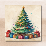 Tree and Gifts - Pack of 10