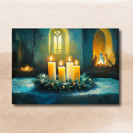 Church Candles - Pack of 10