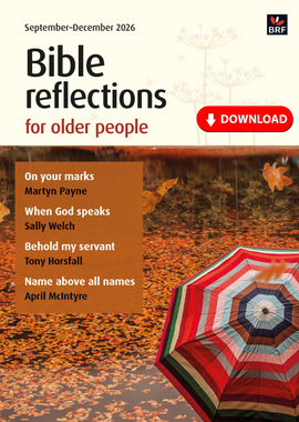 Bible Reflections for Older People September-December 2026